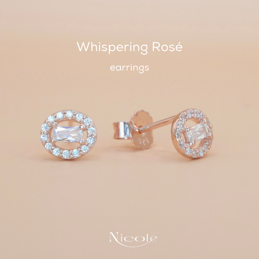 Whispering Rosé Earrings