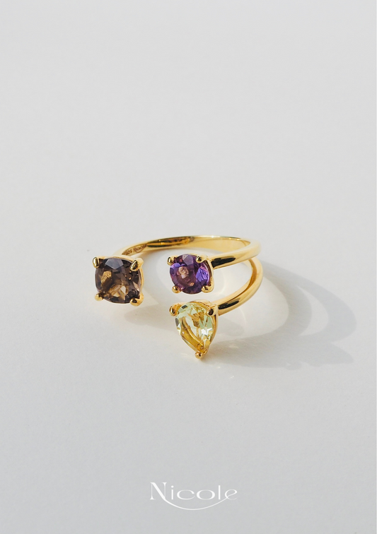 Alexandra ring - Gold Vermeil